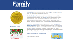 Desktop Screenshot of familychoiceawards.com